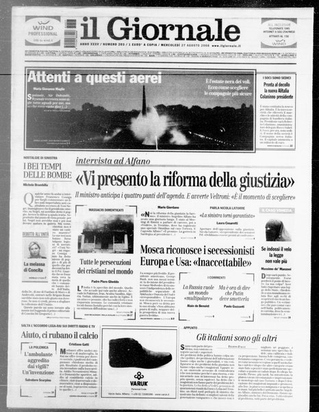 Il giornale : quotidiano del mattino